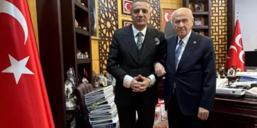 Tahliyesinin Ardından Selahattin Yılmaz MHP Lideri Devlet Bahçeli’yi Makamında Ziyaret Etti