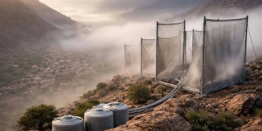 Fas'ta Kurulan Dev Sis Ağları Çöl Kenarındaki Hanelere Günlük Binlerce Litre Su Sağlıyor