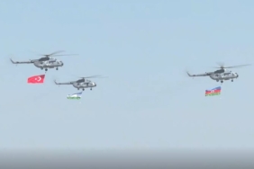 Azerbaycan'daki Birliğin Gücü Tatbikatında Türk ve Özbek Askerlerinden Meskun Mahal Eğitimi