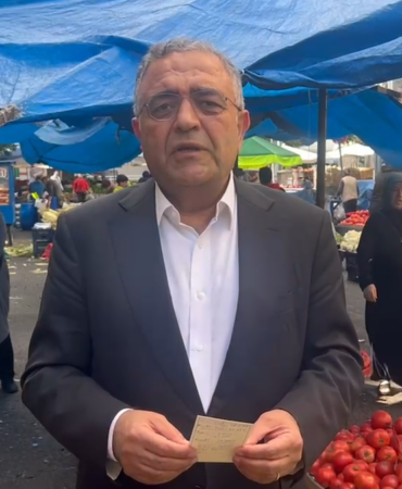 Sezgin Tanrıkulu Diyarbakır pazarında artan yoksulluğa ve alım gücündeki kayıplara dikkat çekti
